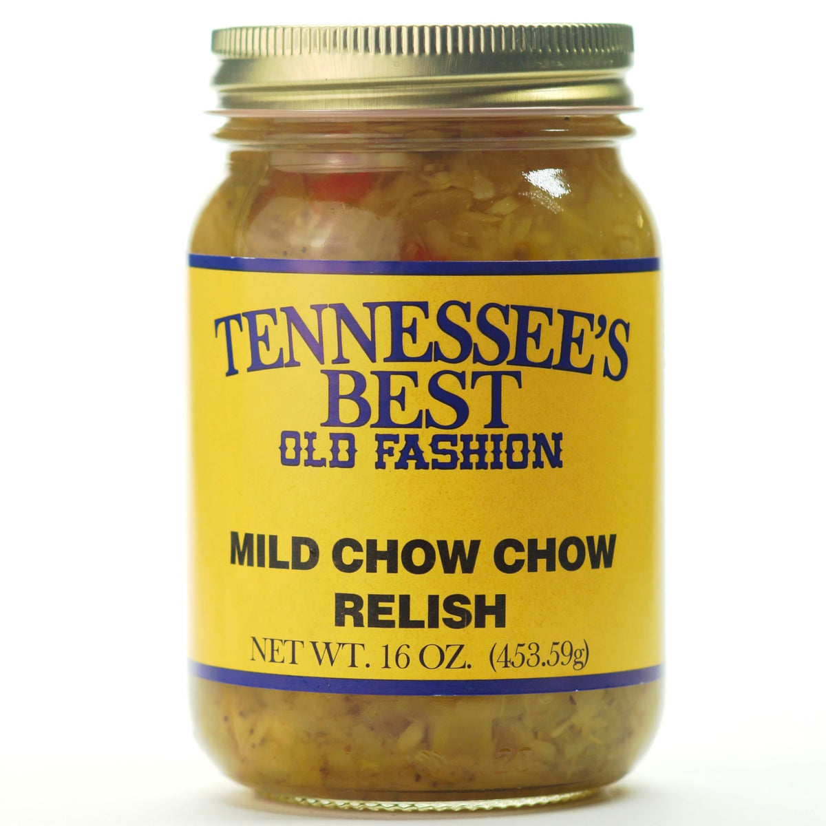 Tennessee's Best Mild Chow Chow Relish small-batch product for authentic taste.