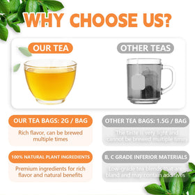 Tenyxarae chamomile tea brew in a mug with soft steam