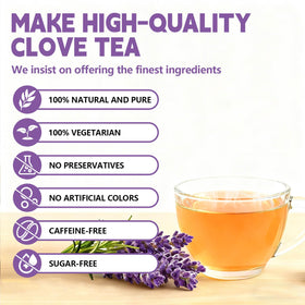 Tenyxarae clove tea buds closeup highlights natural spice and aroma.