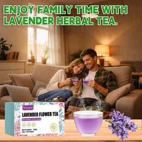 Tenyxarae lavender tea bag infusion shows multiple steeps with preserved aroma