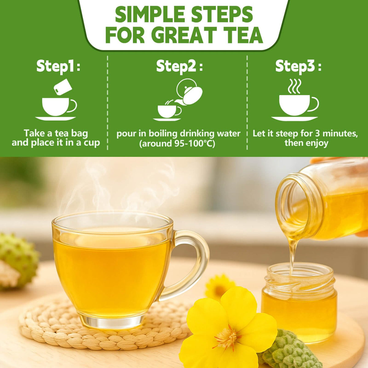 Mullein tea without artificial flavors or colors