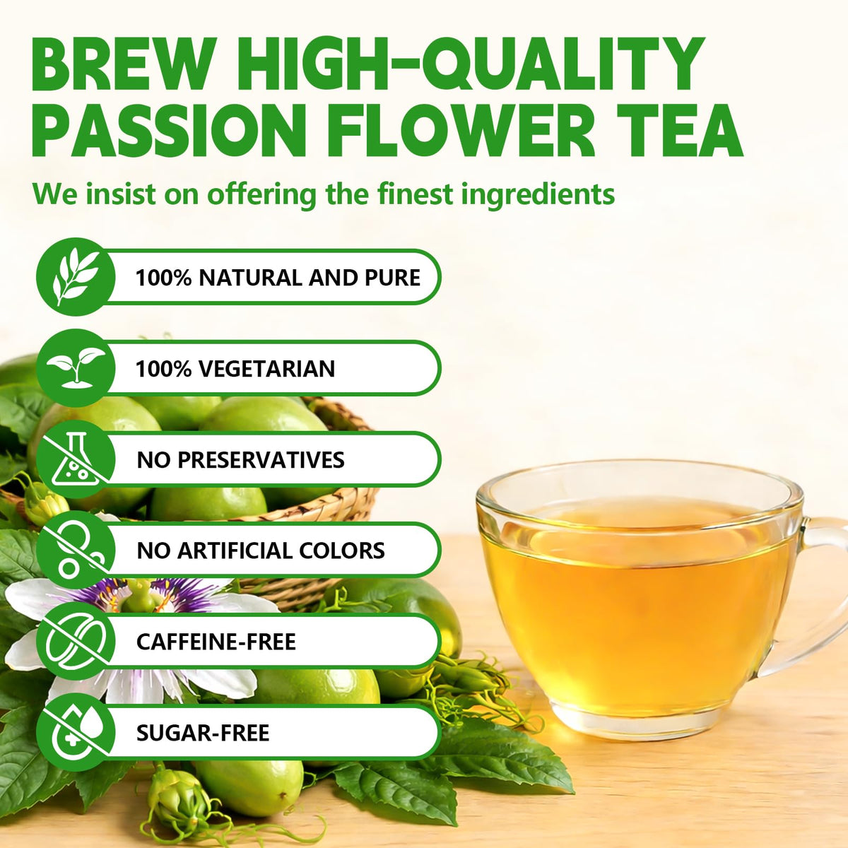 Tenyxarae tea bag brewing ready in minutes for a soothing cup
