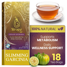 TERAPY Ceylon All Day Slimming Tea box with eco-friendly packaging supports sustainable wellness.