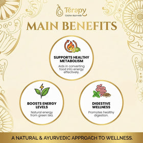 TERAPY tea bags individually wrapped for freshness and on-the-go routines.