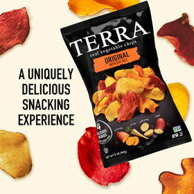 Terra Original Sea Salt close-up of ingredients highlighting real vegetables for flavor.