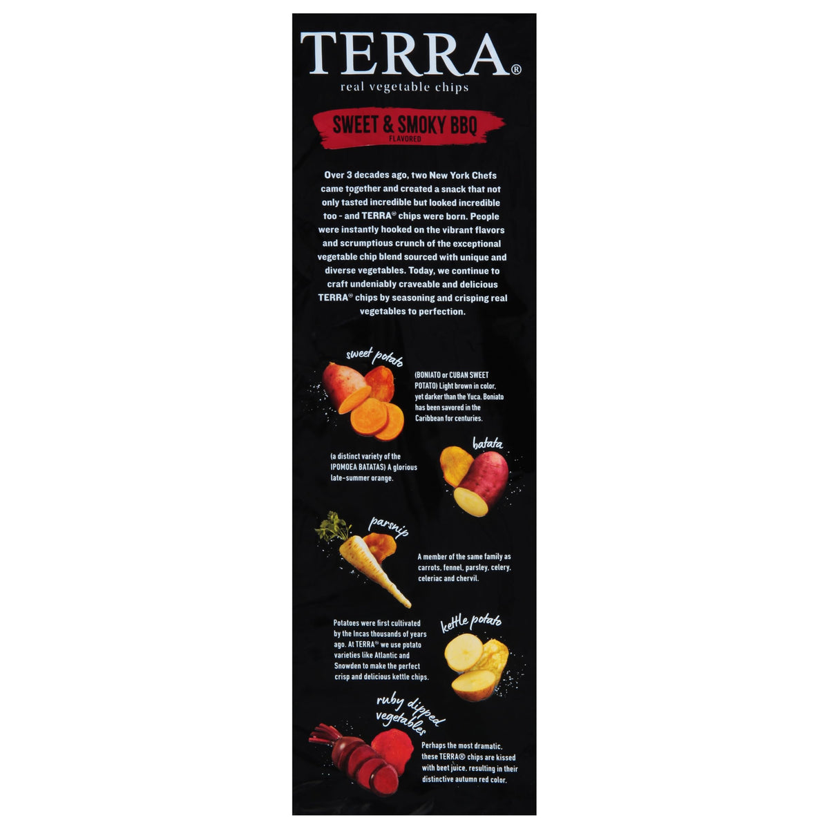 Terra serving plate with chips, ready-to-eat snack with bold flavor