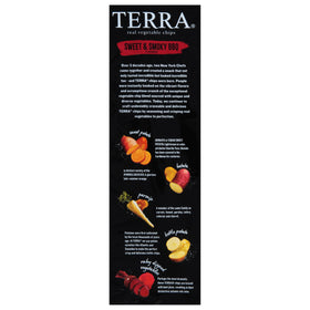 Terra serving plate with chips, ready-to-eat snack with bold flavor
