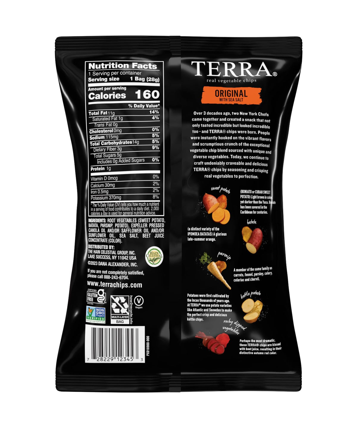 Terra veggie chips serving ideas, great for lunches or picnics.