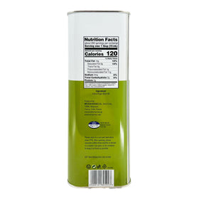 Terra Creta award-winning olive oil tin labeled for authentic Greek cuisine.