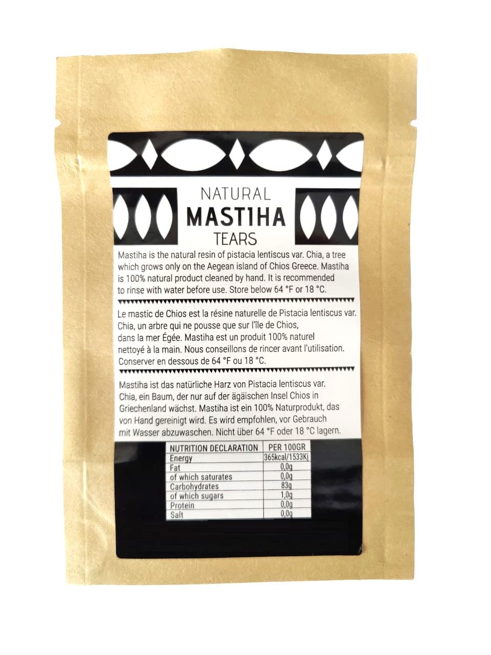 Terra Greek Chios Mastiha Tears Gum cooking use for desserts and beverages