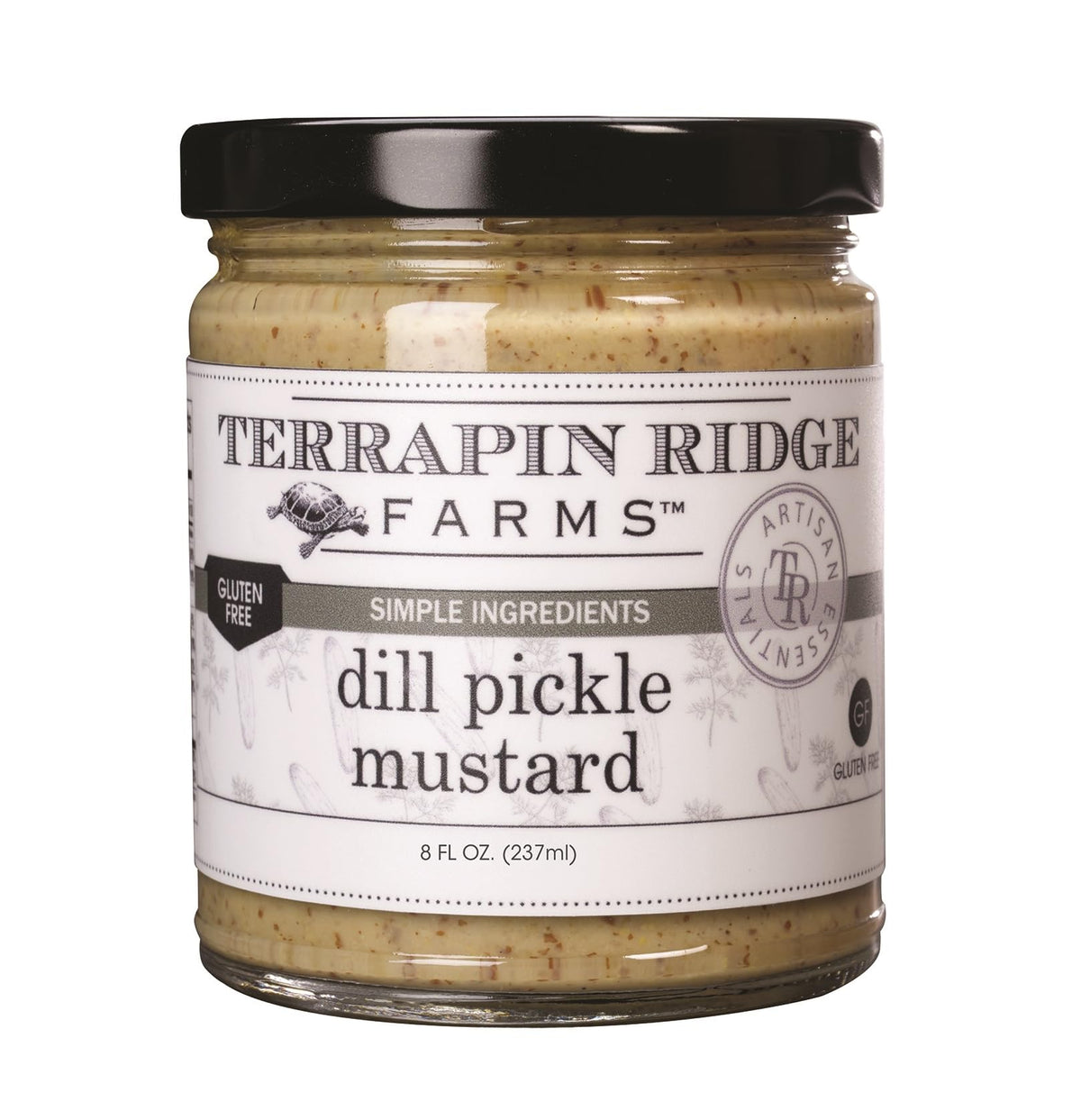 Terrapin Ridge Dill Pickle Mustard bottle ready to upgrade burgers