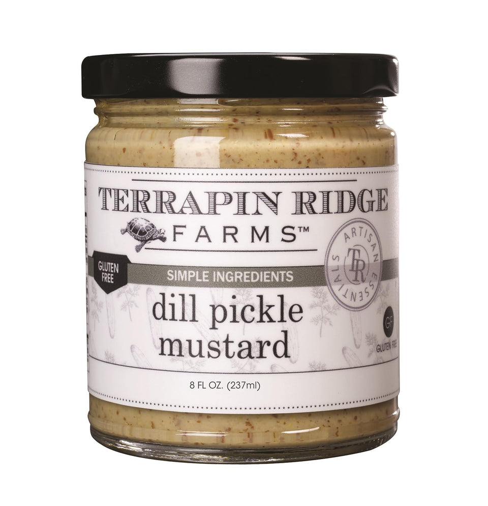 Terrapin Ridge Dill Pickle Mustard bottle ready to upgrade burgers