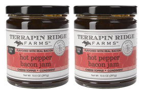 Terrapin Ridge Hot Pepper Bacon Jam bottle for bold sweet and spicy snacking