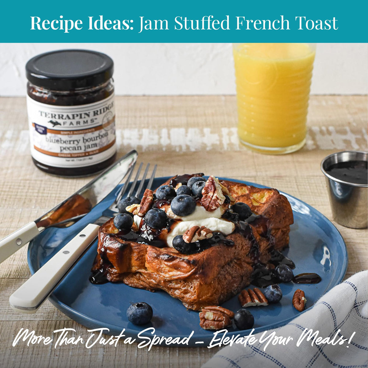 Terrapin Ridge jam glaze on pork for a sweet finish