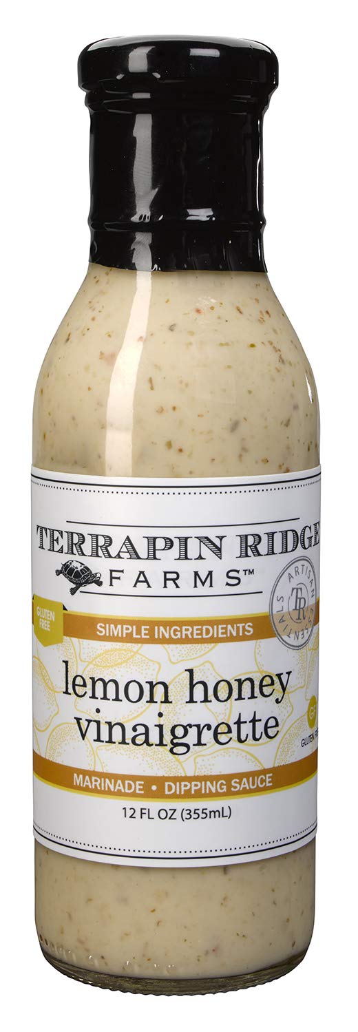 Terrapin Ridge Lemon Honey Vinaigrette bottle highlights bright citrus flavor for salads and seafood.
