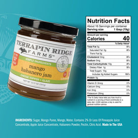 Terrapin Ridge Mango Habanero glaze on chicken creates a glossy, flavorful finish.