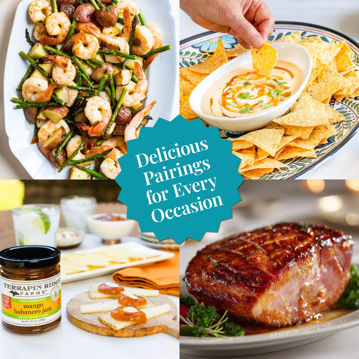 Terrapin Ridge Mango Habanero glaze atop fish enhances natural flavors.
