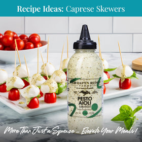 Terrapin Ridge Pesto Aioli sandwich-topping elevating wraps with basil-garlic zing
