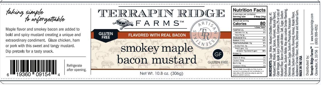 Terrapin Ridge Smokey Maple Bacon Mustard dipping pretzels for a snack