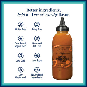 Terrapin Ridge chipotle sauce complements seafood for bold flavor.