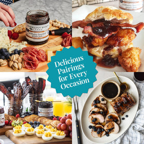 Terrapin Ridge toast with blueberry bourbon pecan jam