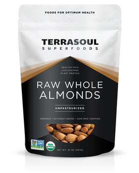 Terrasoul almonds sproutable 2 lb pack ideal for home sprouting