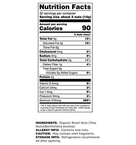 Terrasoul Brazil nuts bulk package open image; easy scoop for recipes.