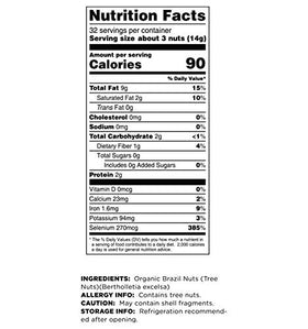 Terrasoul Brazil nuts bulk package open image; easy scoop for recipes.