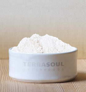Terrasoul coconut milk powder scoop emphasizes convenient, mess-free pantry staple