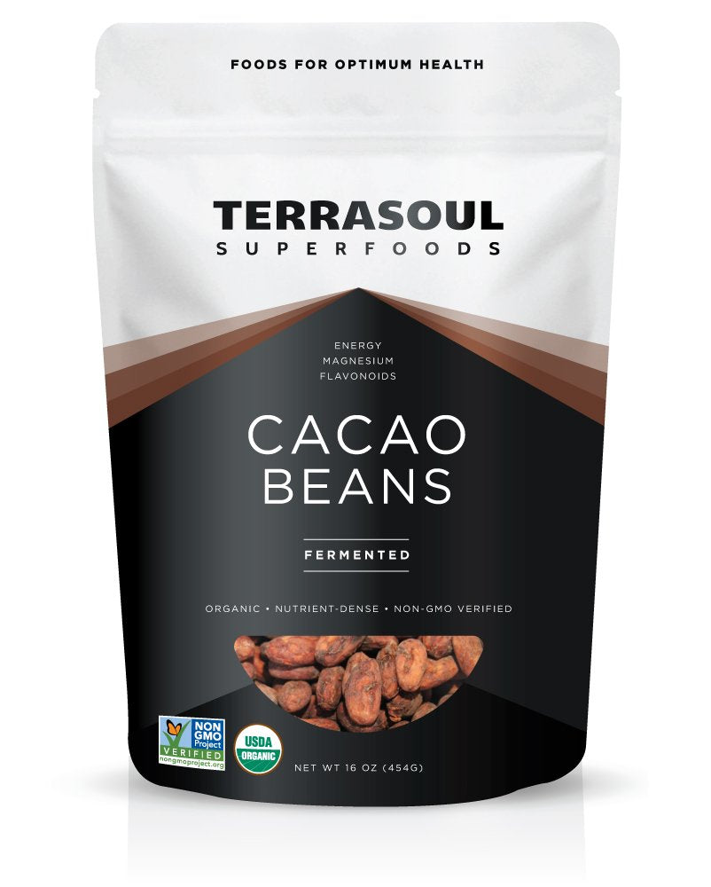 Terrasoul Criollo cacao beans ready for snacking and baking with rich flavor