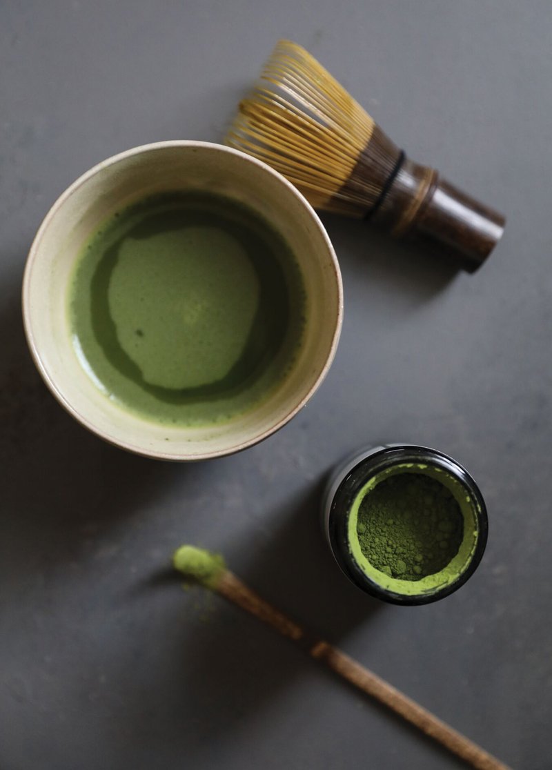 Latte prepared with Terrasoul matcha for a balanced, creamy cup