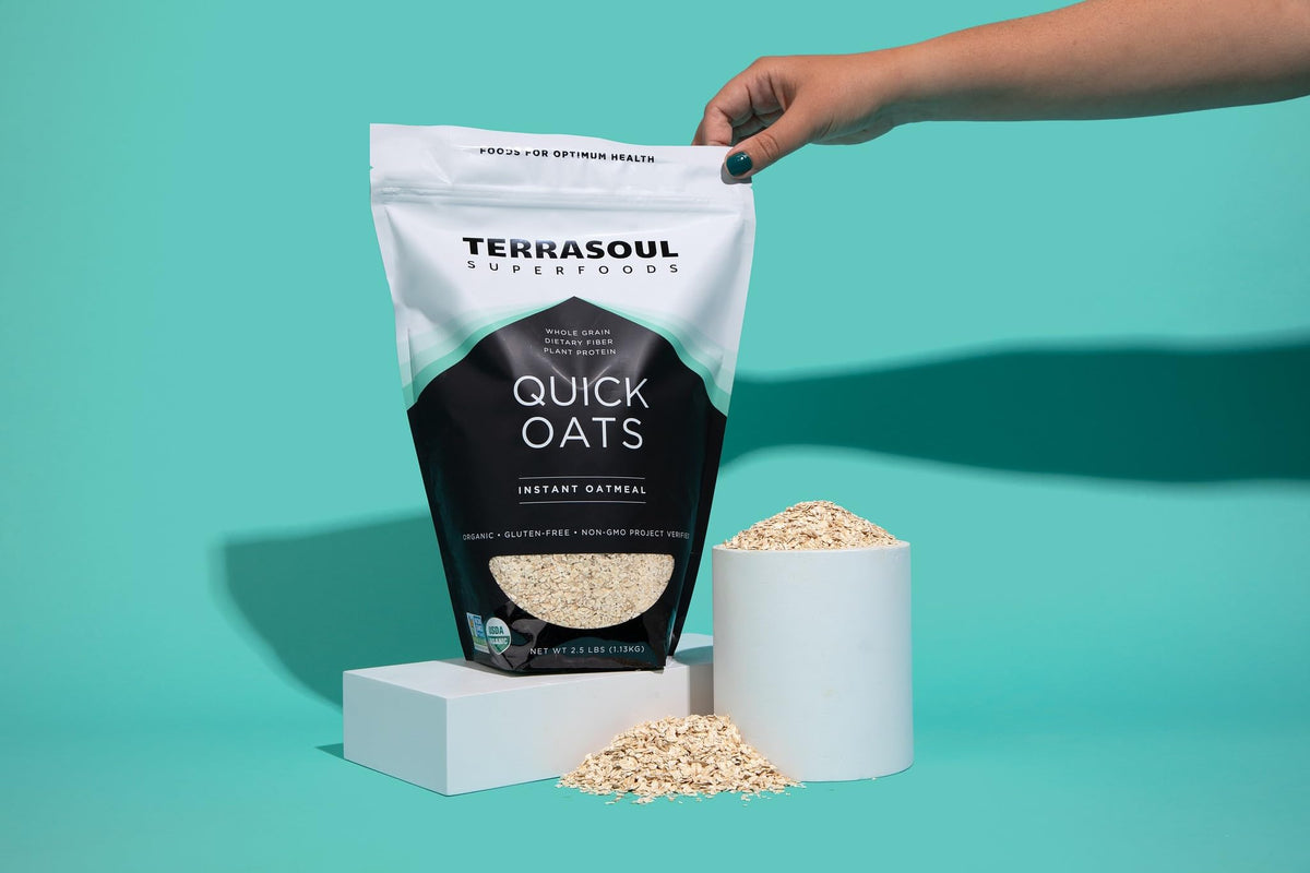 Terrasoul oats as a foundation for an energy-boosting breakfast bowl.