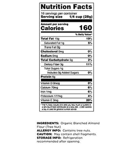 Terrasoul Organic Almond Flour keto baking idea image showing grain-free option.