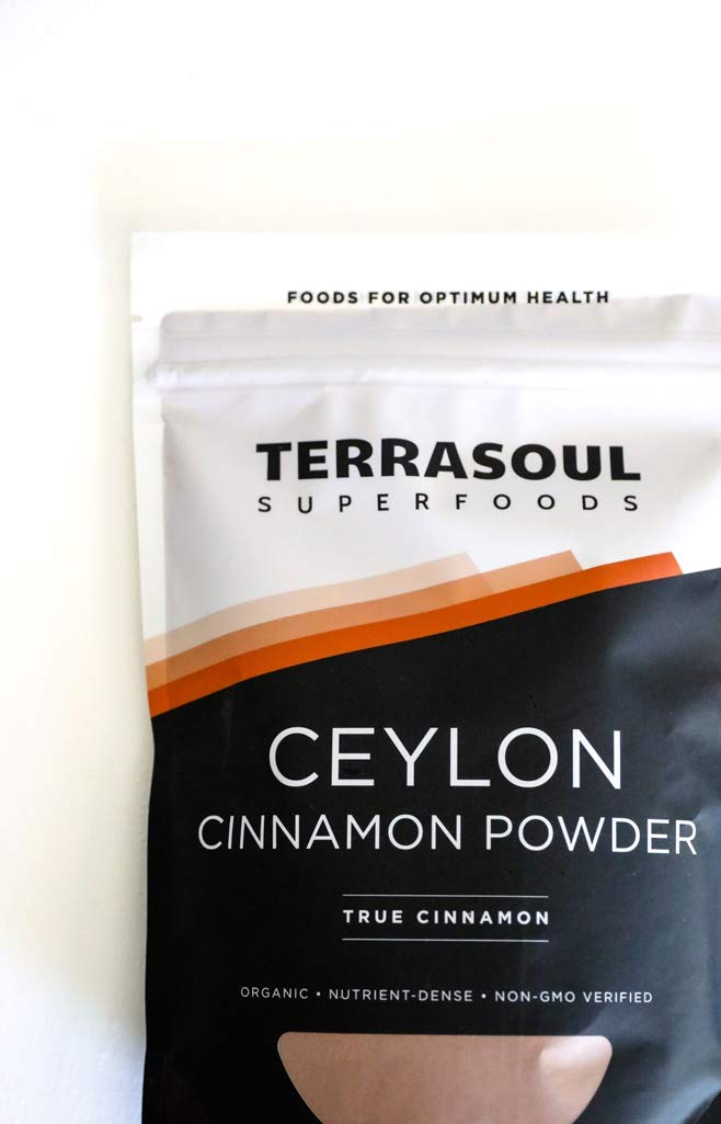 Terrasoul Organic cinnamon for baking; vibrant spice in pantry.