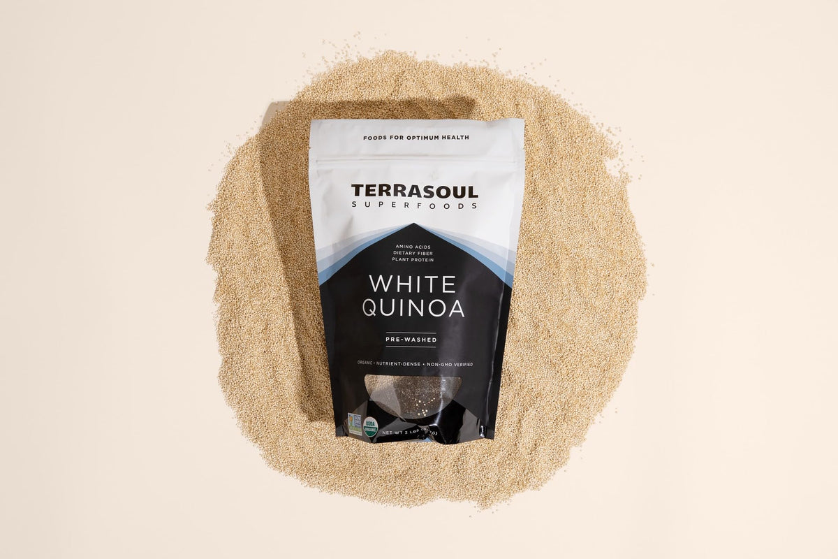 Terrasoul Organic Quinoa, trusted source from fair-wage growers.
