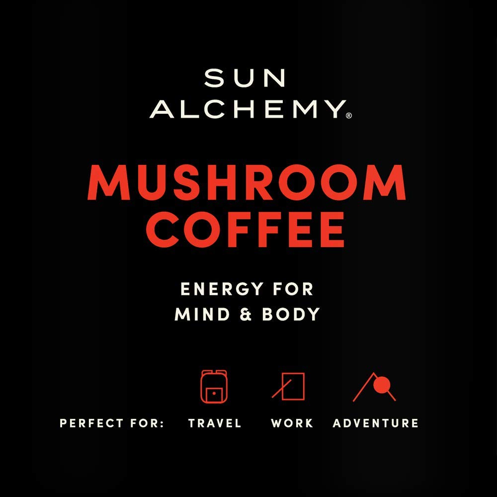 Terrasoul Sun Alchemy Cordyceps-Mushrooms image suggests natural energy boost