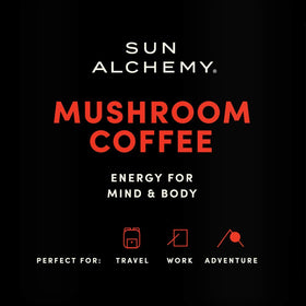Terrasoul Sun Alchemy Cordyceps-Mushrooms image suggests natural energy boost