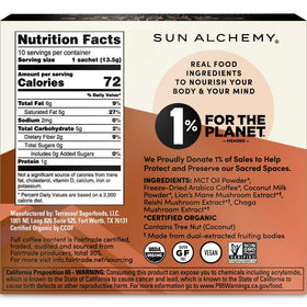 Terrasoul Sun Alchemy MCT oil infusion for creamy texture and energy