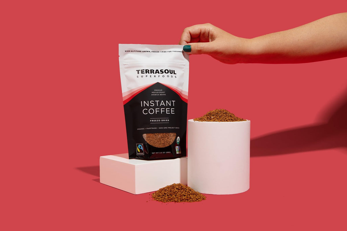 Terrasoul Superfoods organic and fairtrade seal signaling ethical sourcing