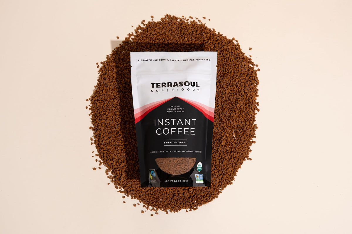 Terrasoul Superfoods travel mug ready coffee on the go for busy days