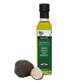 Terre di Tartufo Black Truffle Oil bottle front, finishing touch for pasta and salads