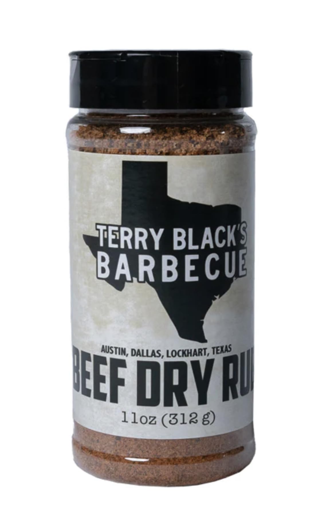 Terry Black's Barbecue Beef Dry Rub signature blend enhances beef flavor with a savory crust.