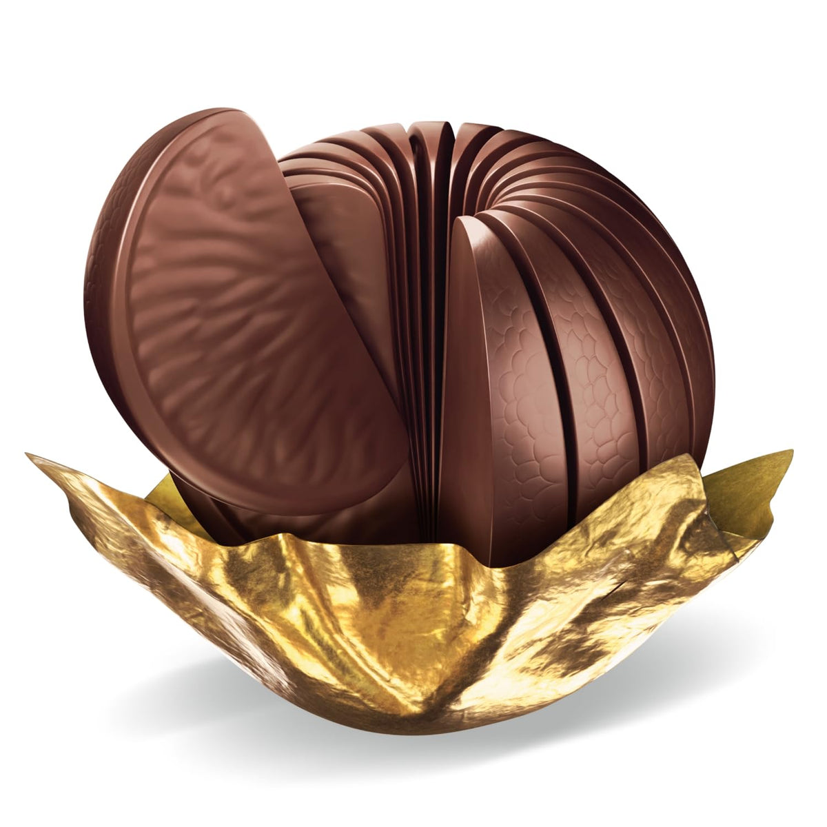 Real orange oil note in Terry's Chocolate Orange enhances aroma.