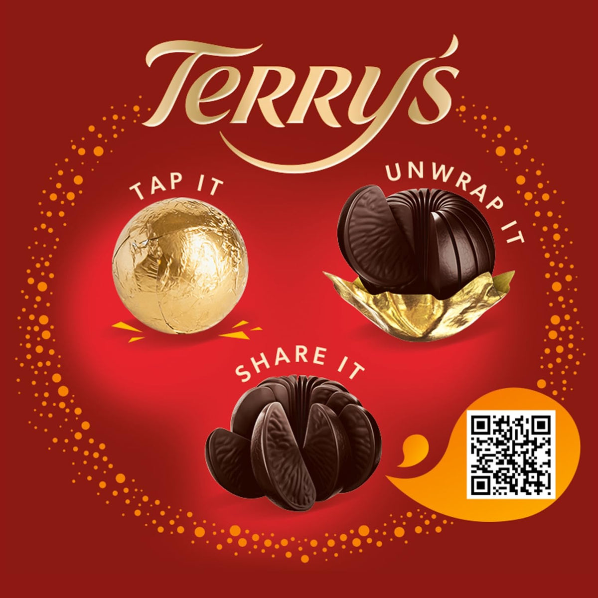 Terry's Chocolate Orange wrapped gift ready for gifting occasions.
