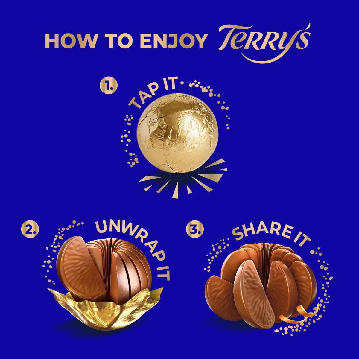 Terry's Milk Chocolate Oranges stocking-stuffer presentation for holiday gifting.