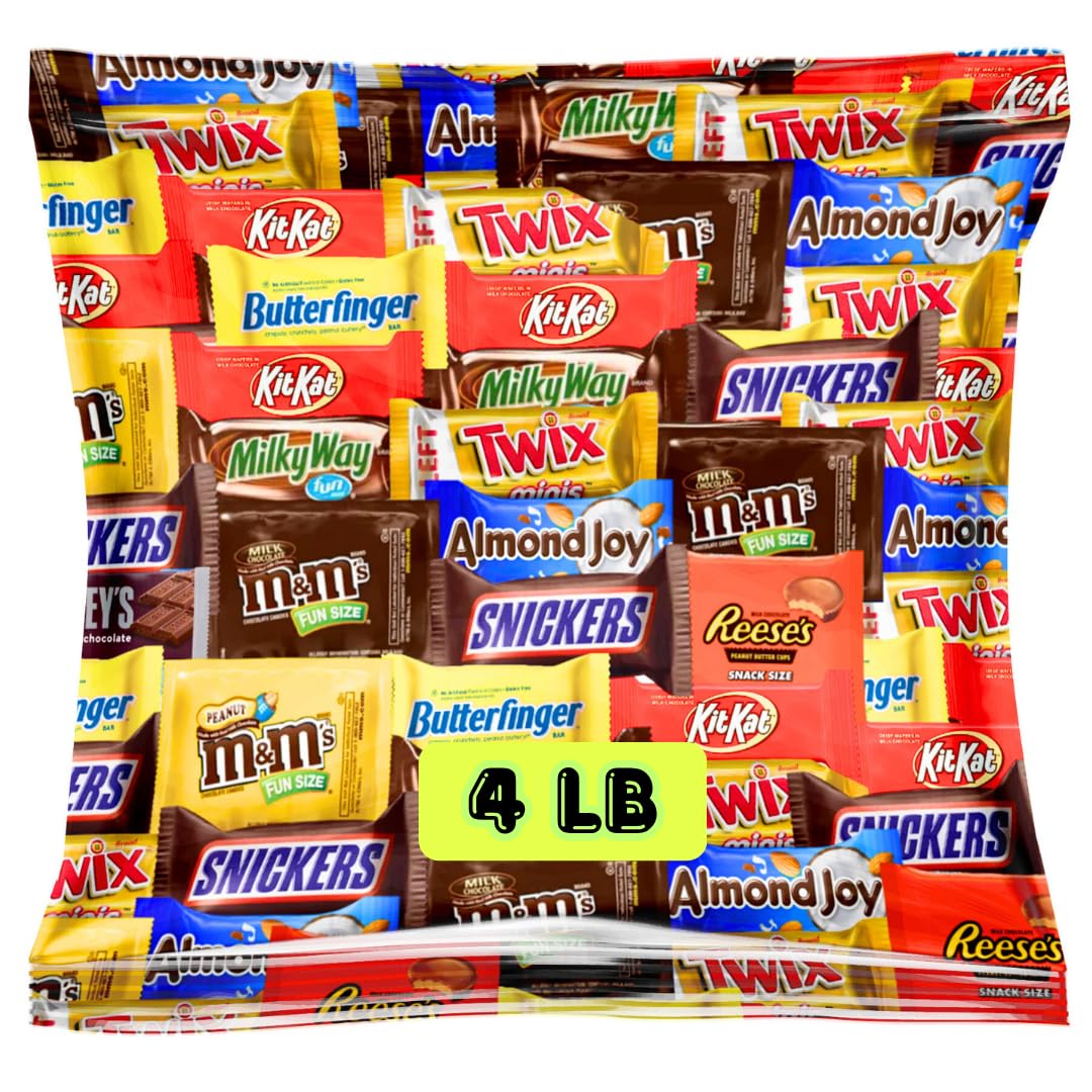 Tesel assorted fun-size chocolates in a 2 lb bag are ideal for parties and gifts.