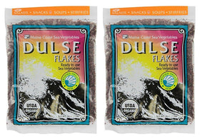 TESTEL dulse flakes package front with organic seal, ideal for soups