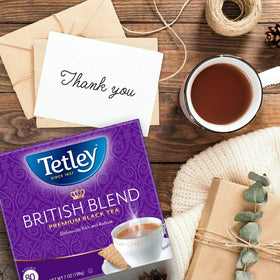 Tetley sustainability focused image with ethically sourced tea from farmers.