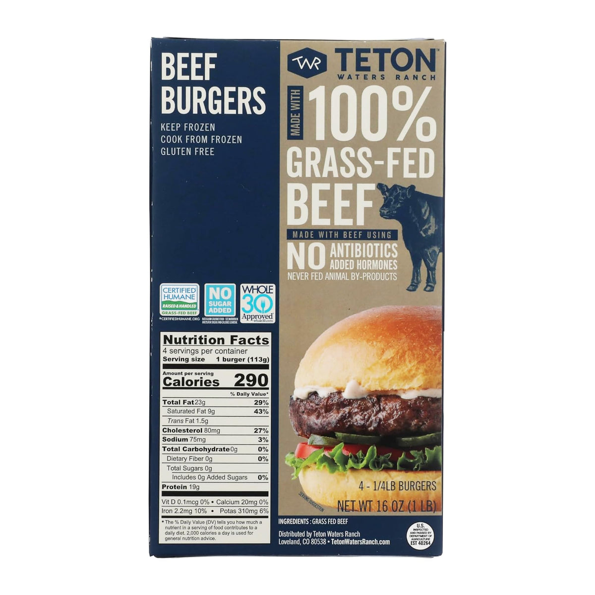 Teton Waters Ranch grilling-ready patties ideal for quick weeknight meals.