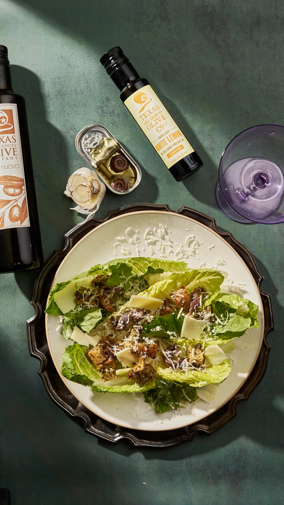 Texas Hill Country Olive Co. White Lemon Balsamic on fruit salads highlights fresh flavors.